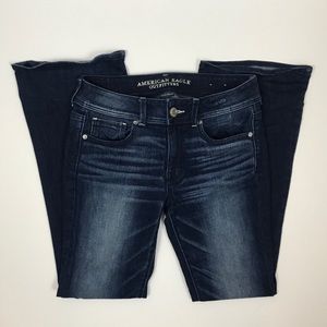 American Eagle Super Stretch Kick Boot Jeans - 10R